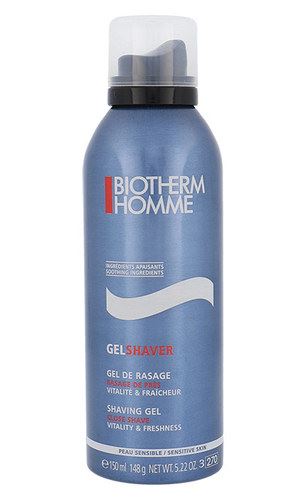 Biotherm Homme Shaving Gel Sensitive Skin gel za britje za občutljivo kožo za moške 150 ml