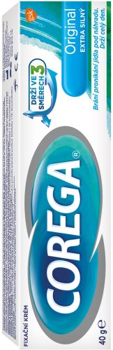 Corega Original krema za ekstra močno pritrjevanje za zobne proteze 40 g