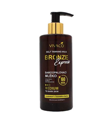 Vivaco Bronze Express losjon za samoporjavitev srednje intenzivnosti 300 ml