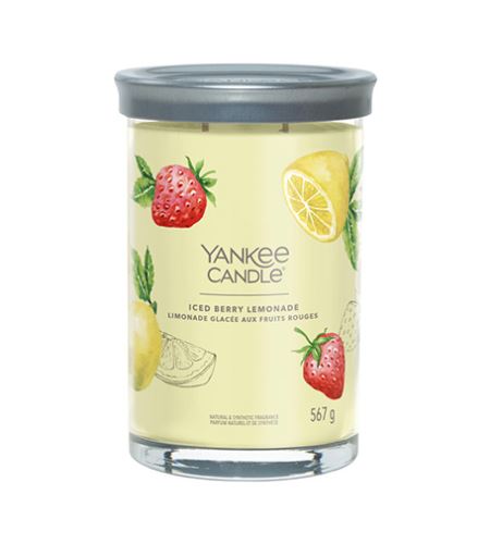 Yankee Candle Iced Berry Lemonade Aromatična velika sveča signature tumbler 567 g
