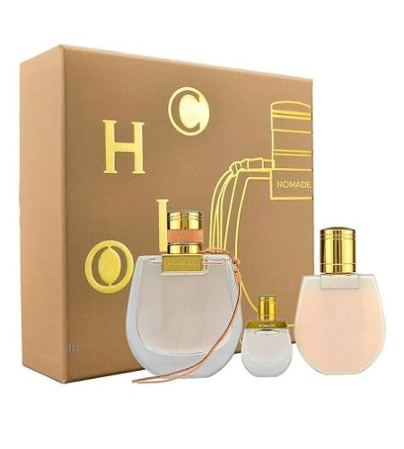 Chloé Nomade darilni komplet za ženske parfumska voda 75 ml + parfumska voda 5 ml + losjon za telo 100 ml