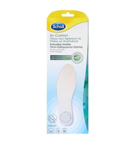 Scholl Air Cushion Everyday Insoles vložki z zračno peno iz lateksa 1 par