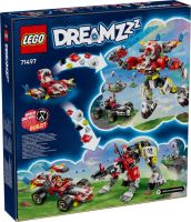 LEGO® DREAMZzz™ 71497 Cooperjev robotski oklep tigra in Zerojev dirkalnik Hot Rod (3)
