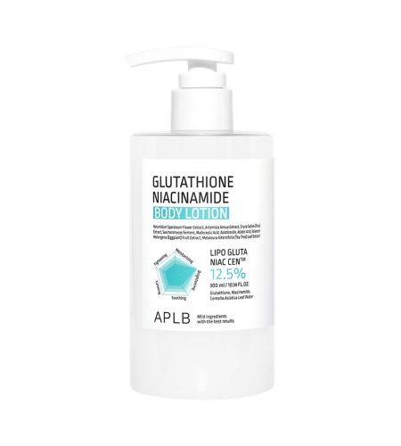 APLB Glutathione Niacinamide Body Lotion vlažilno-osvetljevalno mleko za telo 300 ml