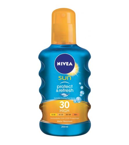 Nivea Sun Protect & Refresh SPF 30 sprej za porjavitev 200 ml