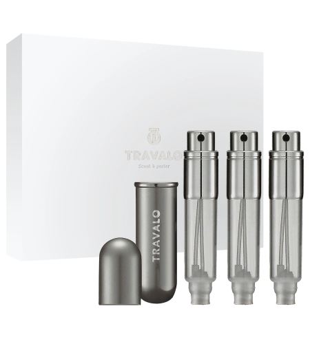 Travalo Classic polnilni razpršilnik parfumov 3x5 ml titanov