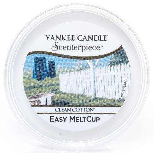 Yankee Candle Scenterpiece wax Clean Cotton dišeči vosek 61 g