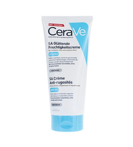 CeraVe SA Smoothing Cream gladilna krema za suho, hrapavo kožo z neravno površino