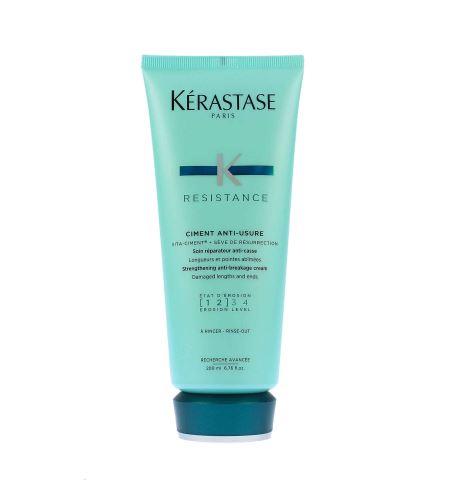Kérastase Resistance Ciment Anti-Usure Krepitevni balzam za poškodovane lase in razcepljene konice 200 ml