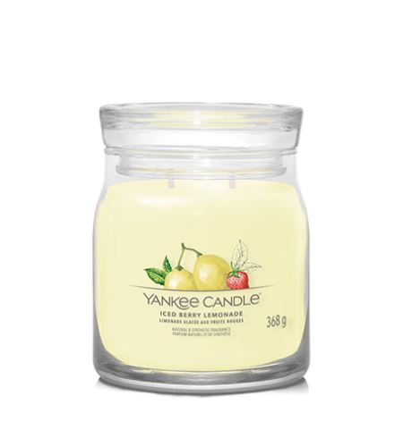 Yankee Candle Iced Berry Lemonade Aromatična srednja sveča signature 368 g