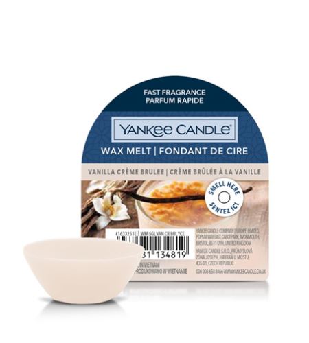 Yankee Candle Vanilla Creme Bruleé dišeči vosek 22 g