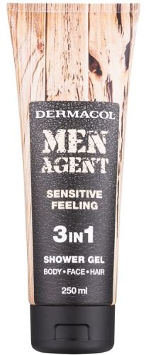 Dermacol Men Agent Sensitive Feeling 3in1 gel za tuširanje za moške 250 ml