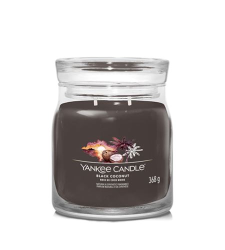 Yankee Candle Black Coconut Aromatična srednja sveča signature 368 g