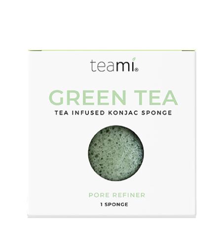 Teami Green Tea Tea Infused Konjac Sponge gobica za umivanje obraza