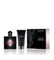 Yves Saint Laurent Black Opium parfumska voda za ženske 50 ml + tělová emulze se třpytkami 50 ml darilni set