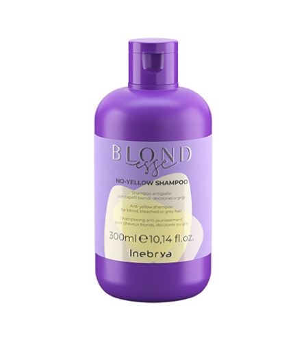 INEBRYA BLONDESSE No-Yellow šampon proti rumenim madežem na svetlih, beljenih ali sivih laseh