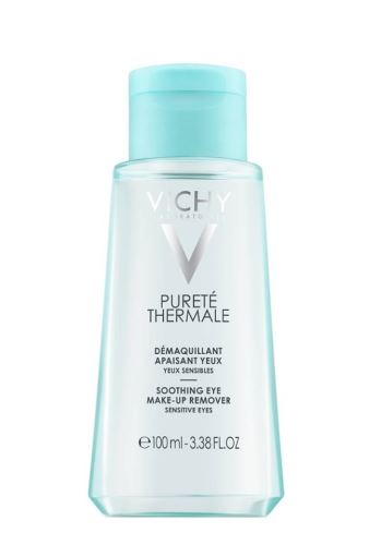 Vichy Pureté Thermale pomirjujoč odstranjevalec ličil za oči 100 ml