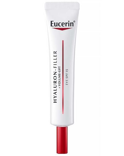 Eucerin Hyaluron-Filler + Volume-Lift učvrstitvena krema za oči 15 ml