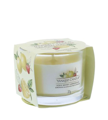 Yankee Candle Iced Berry Lemonade Votivna sveča v steklu 37 g