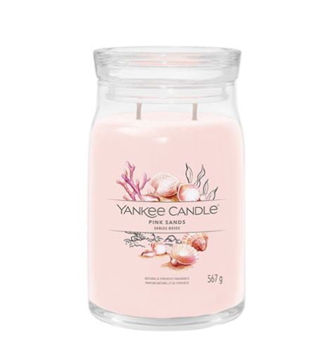 Yankee Candle Pink Sands Aromatična velika sveča signature 567 g