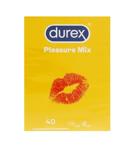 Durex Pleasure Mix kondomi 40 kos