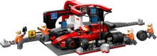 LEGO® City 60443 Servisni boks in mehaniki z avtomobilom Ferrari F1® (4)