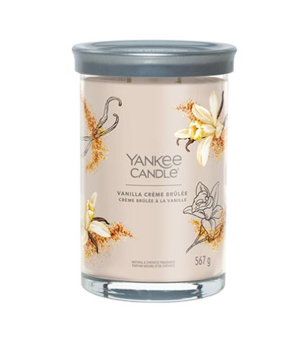 Yankee Candle Vanilla Creme Brulee Aromatična velika sveča signature tumbler 567 g