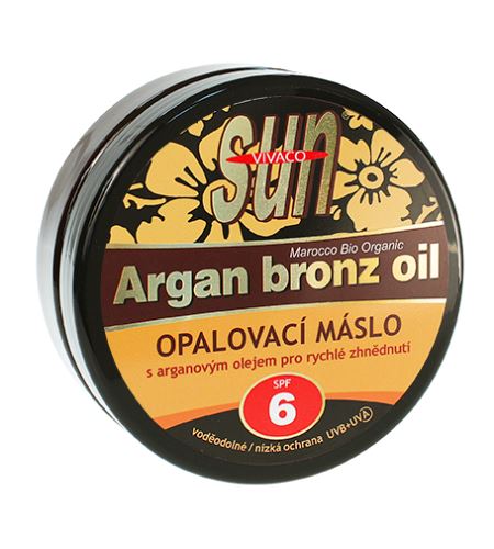 Vivaco SUN Argan Bronz Oil maslo za sončenje z organskim arganovim oljem SPF 6 200 ml