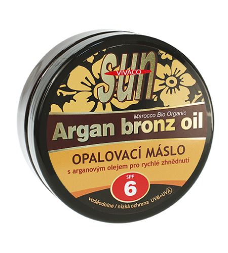 Vivaco SUN Argan Bronz Oil maslo za sončenje z organskim arganovim oljem SPF 6 200 ml