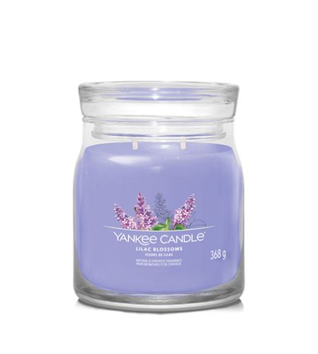 Yankee Candle Lilac Blossoms Aromatična srednja sveča signature 368 g