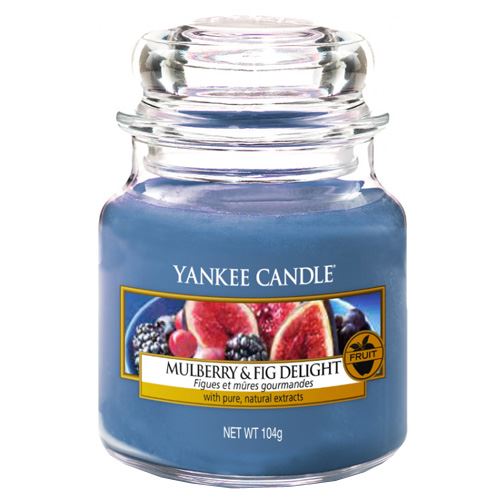 Yankee Candle Mulberry & Fig Delight dišeča sveča 104 g