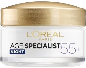 L'Oréal Paris Age Specialist 55+ nočna krema proti gubam 50 ml