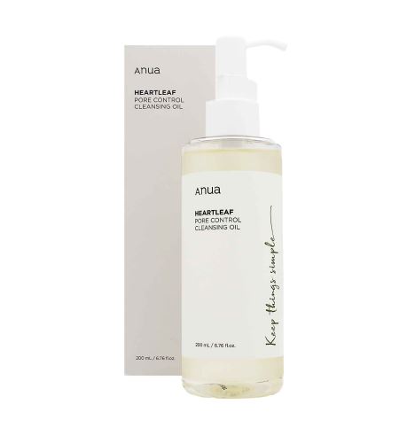 Anua Hearleaf Pore Control Cleansing Oil Hidrofilno nekomedogeno čistilno olje 200 ml
