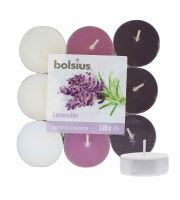 Bolsius Scented Tealights Lavender 4h čajna sveča 18 kos